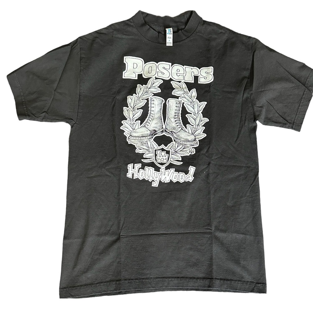 NWOT Posers Hollywood store graphic T